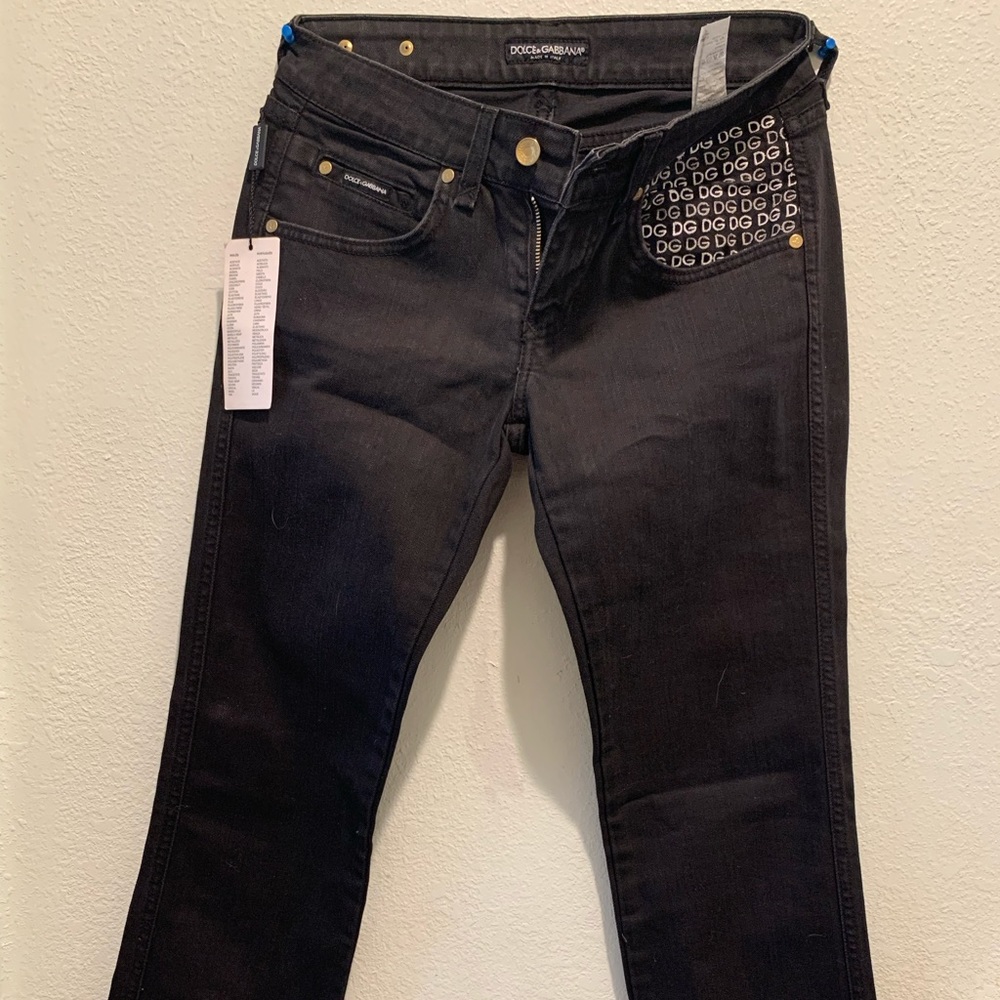 Incredible Dolce & Gabbana black jeans
